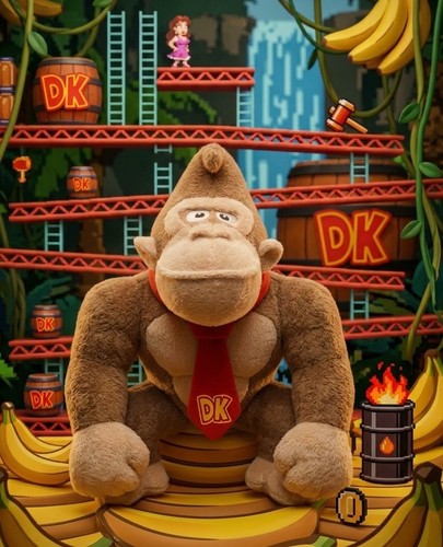Nintendo donkey kong clip - donkey, clip-on