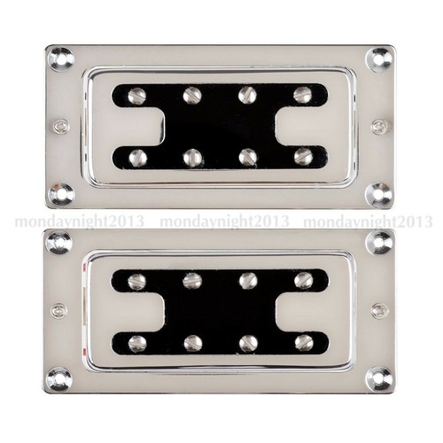 Chrome humbucker bridge neck - bridge,