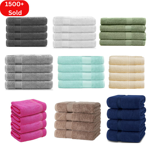 Bath towels 100 premium - 4x,