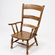 Antique 19th Century Elm
