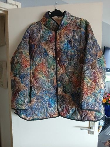 Quilted multi colour jacket - multi,