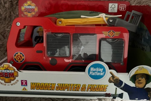 Fireman sam wooden jupiter - sam,