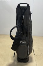 Ping Hoofer Crz-E Lite 4-Way Divider Golf Stand Bag (Black) W/ Raincover