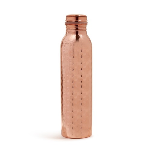 Premium copper hammered bottle - hammered,