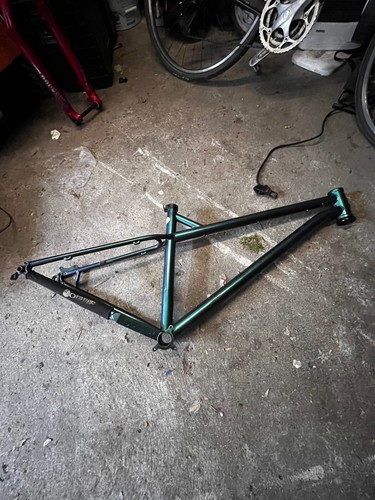 Orange 2020 bike frame - orange, frame,