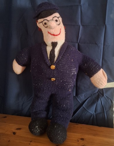 Large hand knitted - 27", hand-knitted