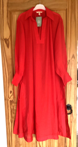 Oversized lyocell kaftan - h&m,