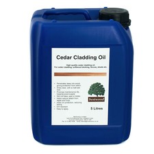 Cedar Cladding Oil, Bestwood, 5 Litre 5L, Professional Clear Protection, UV