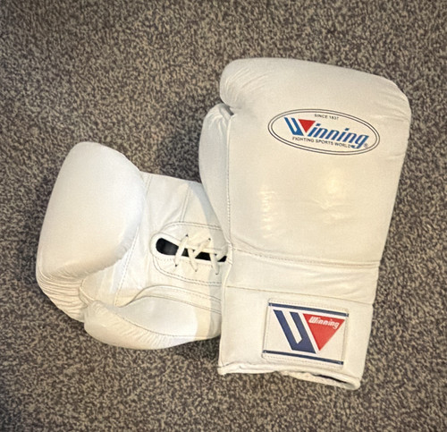 Winning white lace boxing - winning,