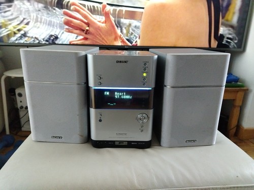 Sony bookshelf stereo - stereo, hi