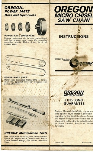 Vintage oregon micro chisel - vintage,
