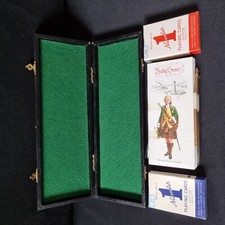 Jaques Box Case Vtg Bridge Set