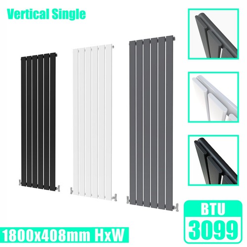 Designer radiator white oval - designer,