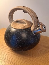 KLAUSBERG Edelstahl Stainless Steel Whistling Kettle Stove Top Induction Teapot