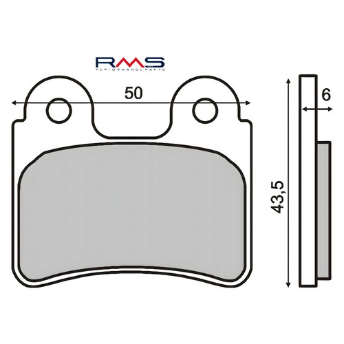 Front brake pads rms for - for, beta