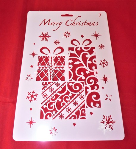 Sheet plastic stencil - a,