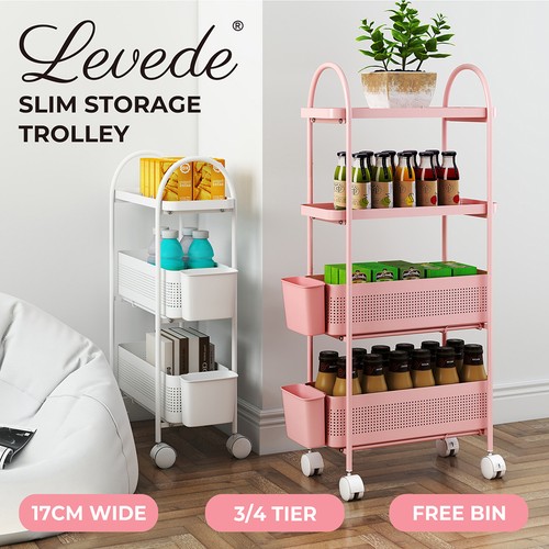 Levede slim stroage - slim, trolley