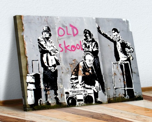 Banksy old skool school - dj,