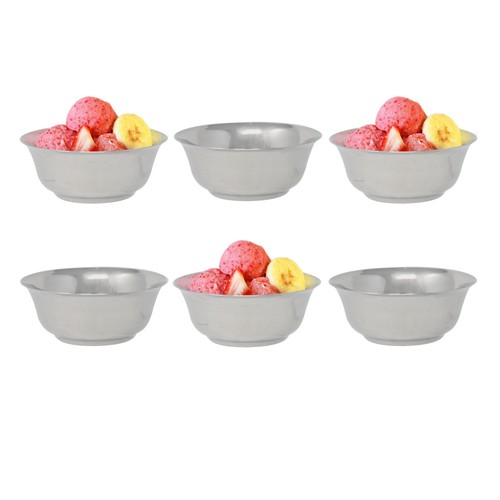 Stainless steel ice cream cups - stainless,