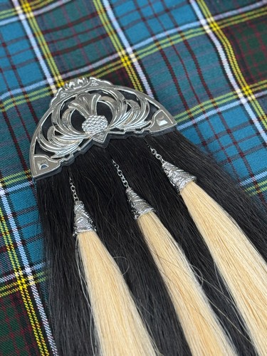 Black horse hair sporran - horse, 100%