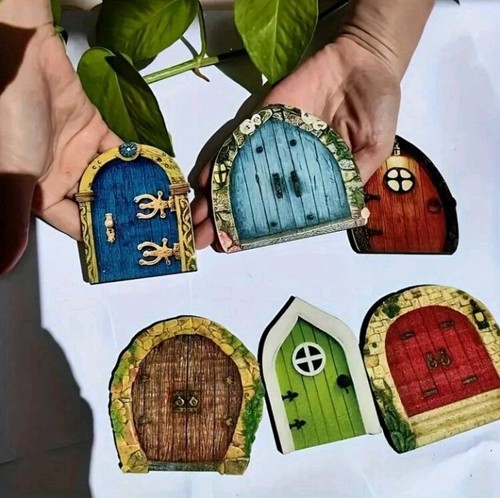 Set pcs fairy doors for - set,
