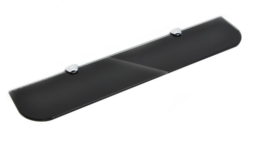 Wall mounted black glass - wall,