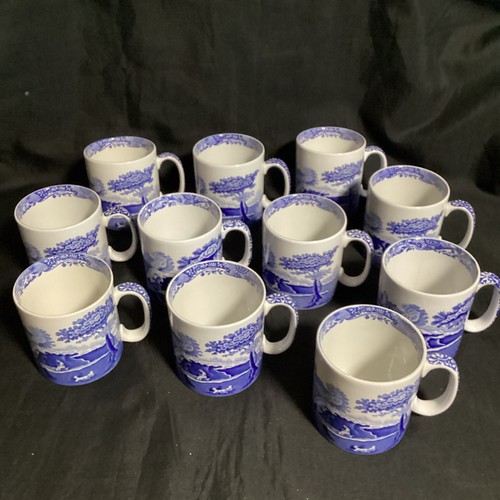 Spode blue italian set x - italian, of