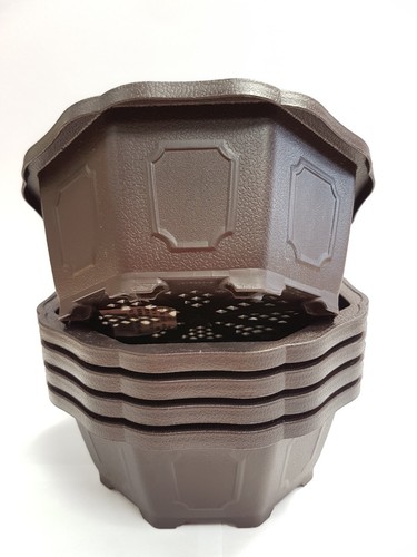 15cm plastic bonsai pots - plastic,