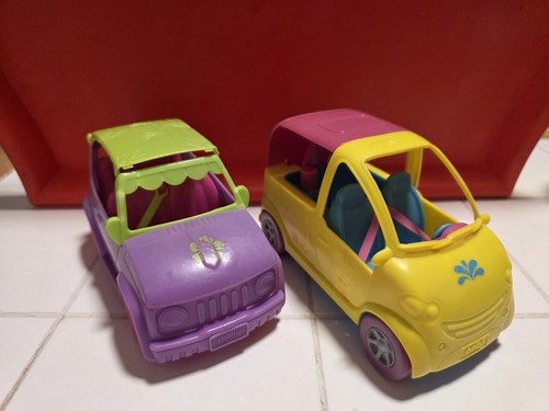 Polly pocket car yellow - car,