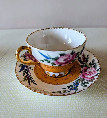 Vintage hand painted shelley - vintage, hand-painted