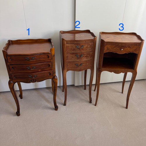 Vintage french bedside table - french,