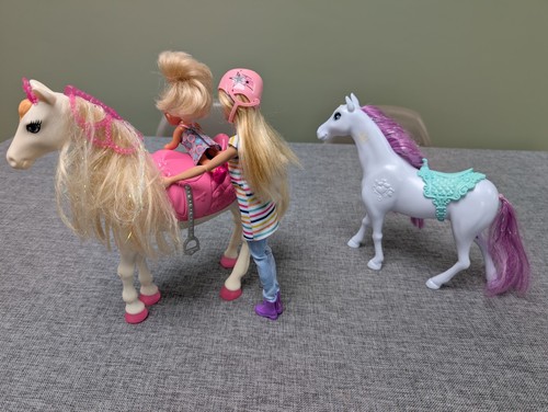 Barbie and chelsea horse - barbie,