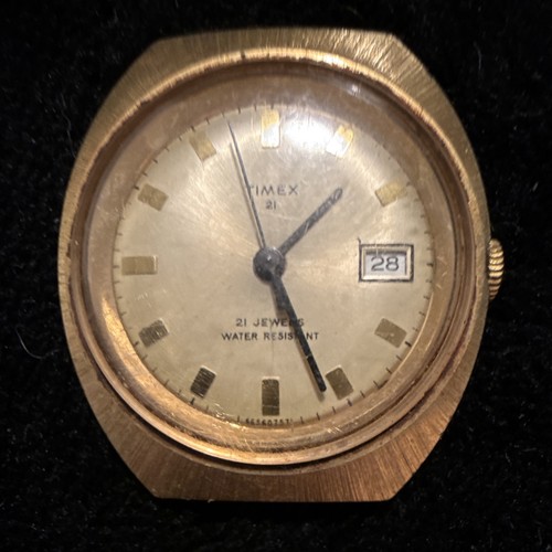 Vintage 1971 timex - vintage, tone