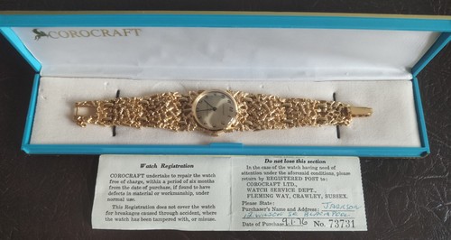 Vintage 1976 corocraft watch - vintage,