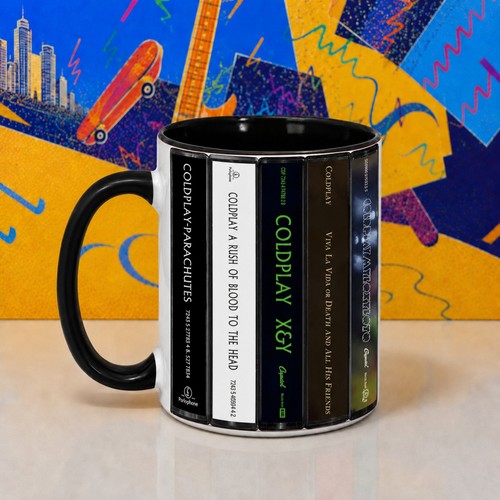 Coldplay coffee mug 11oz - mug,