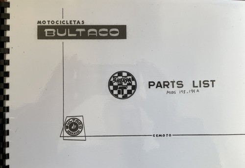 Bultaco sherpa 198a 199a - bultaco,