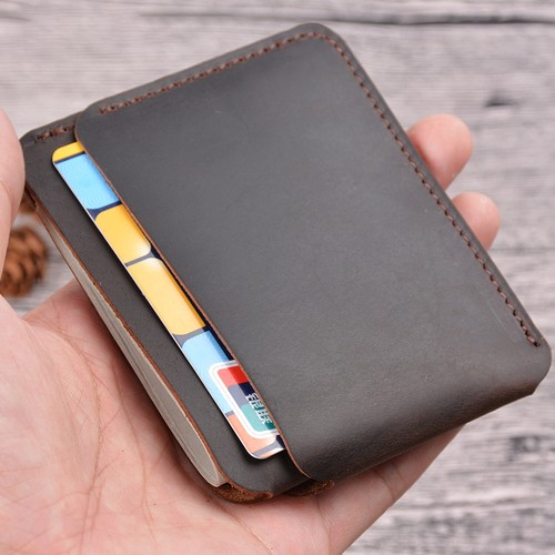 Genuine leather card holder - genuine,