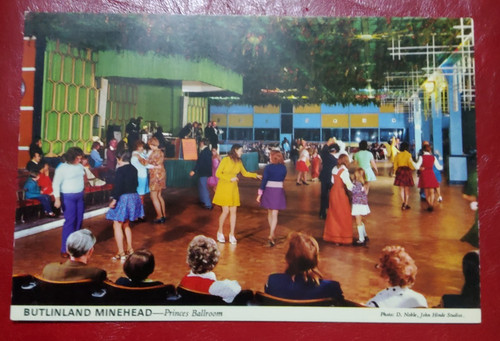 Butlins minehead postcard - butlins,