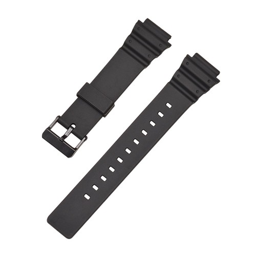 Black rubber watch band - watch,