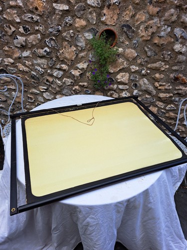 Vintage film projector screen - film,