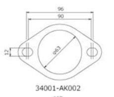 Hks 60mm exhaust gaskets - 60mm,