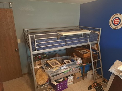 Loft bed twin metal - loft, frame