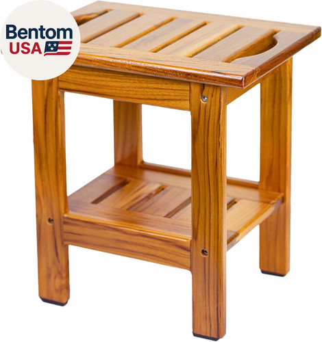 Teak shower bench compact - teak,