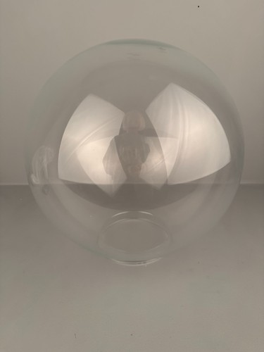 Clear glass globe light - light, shade