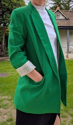 Zara sleeve vibrant green - zara,