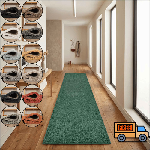 Soft shaggy runner rug - soft, thick