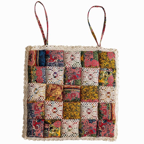 Boho patchwork quilted chair - patchwork,