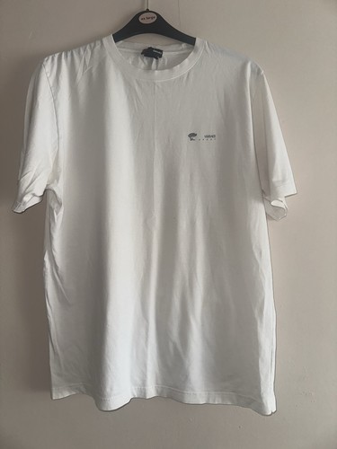 Men versace white tshirt - white,