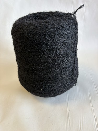 100 wool black boucle ply - boucle,