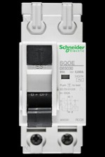 SCHNEIDER 63 AMP 30mA DOUBLE POLE RCCB RCD TYPE AC SQOE 063030